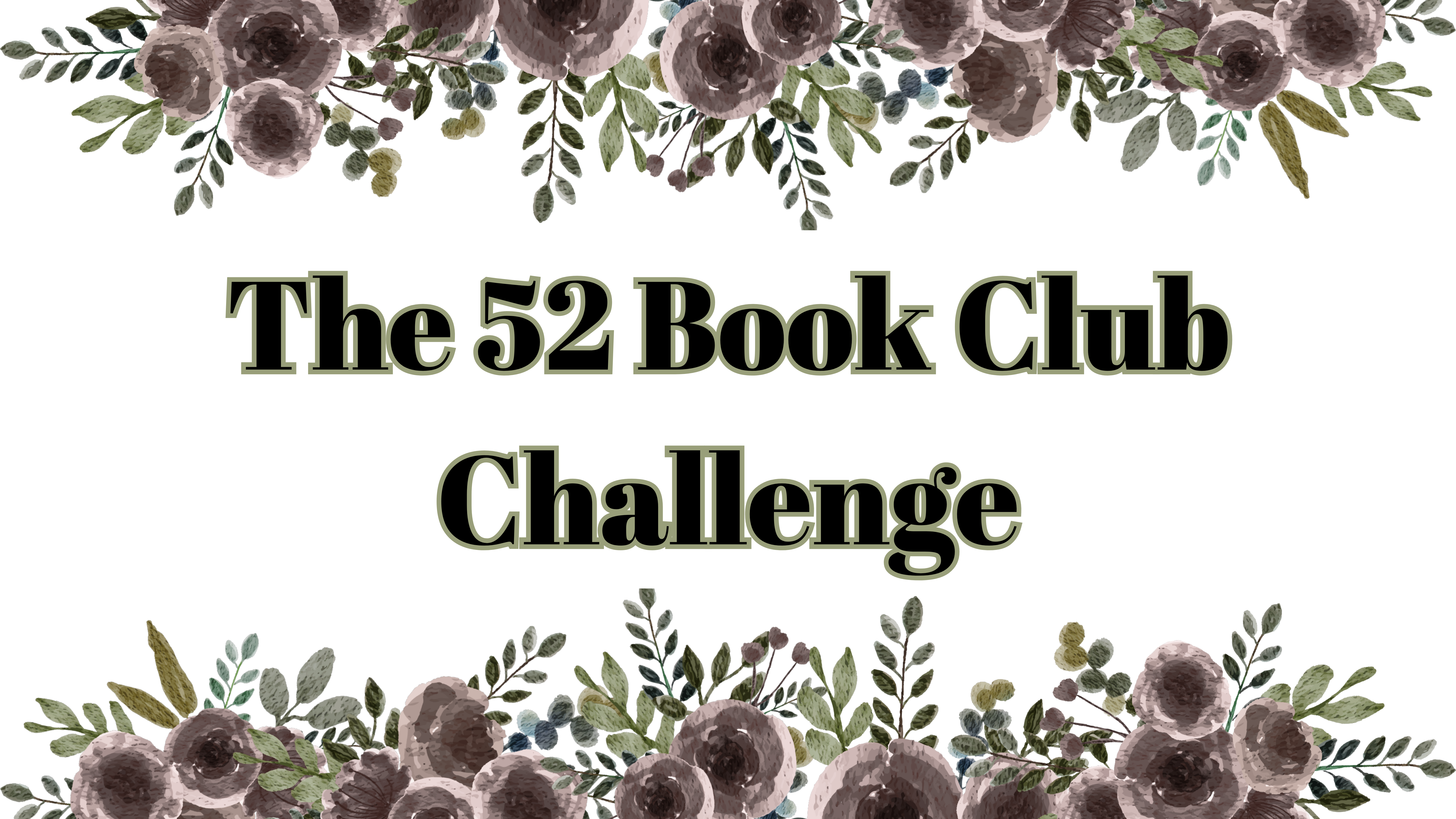 The 52 Book Club’s 2025 Reading Challenge