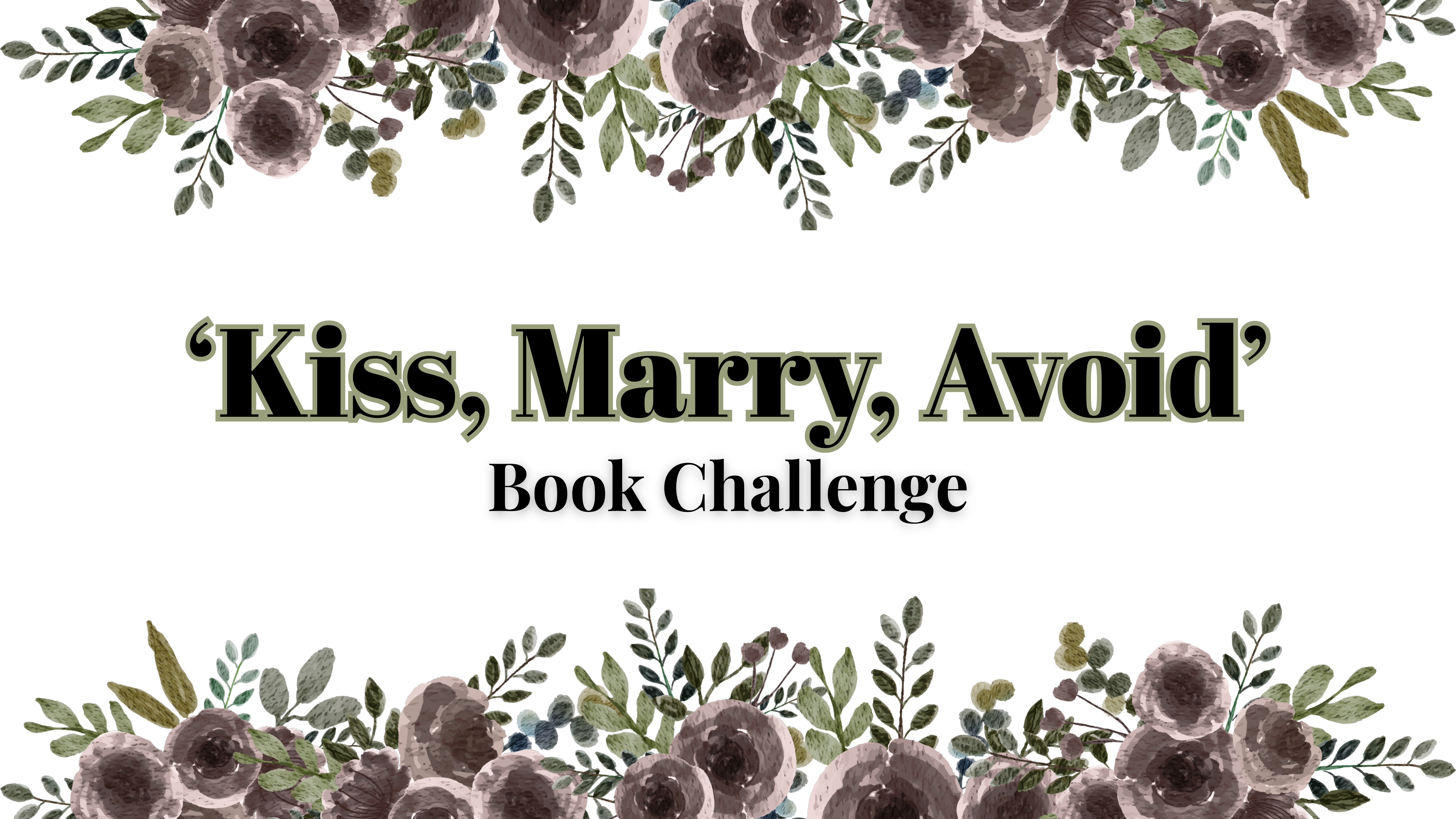 ‘Kiss, Marry, Avoid’ Book Challenge