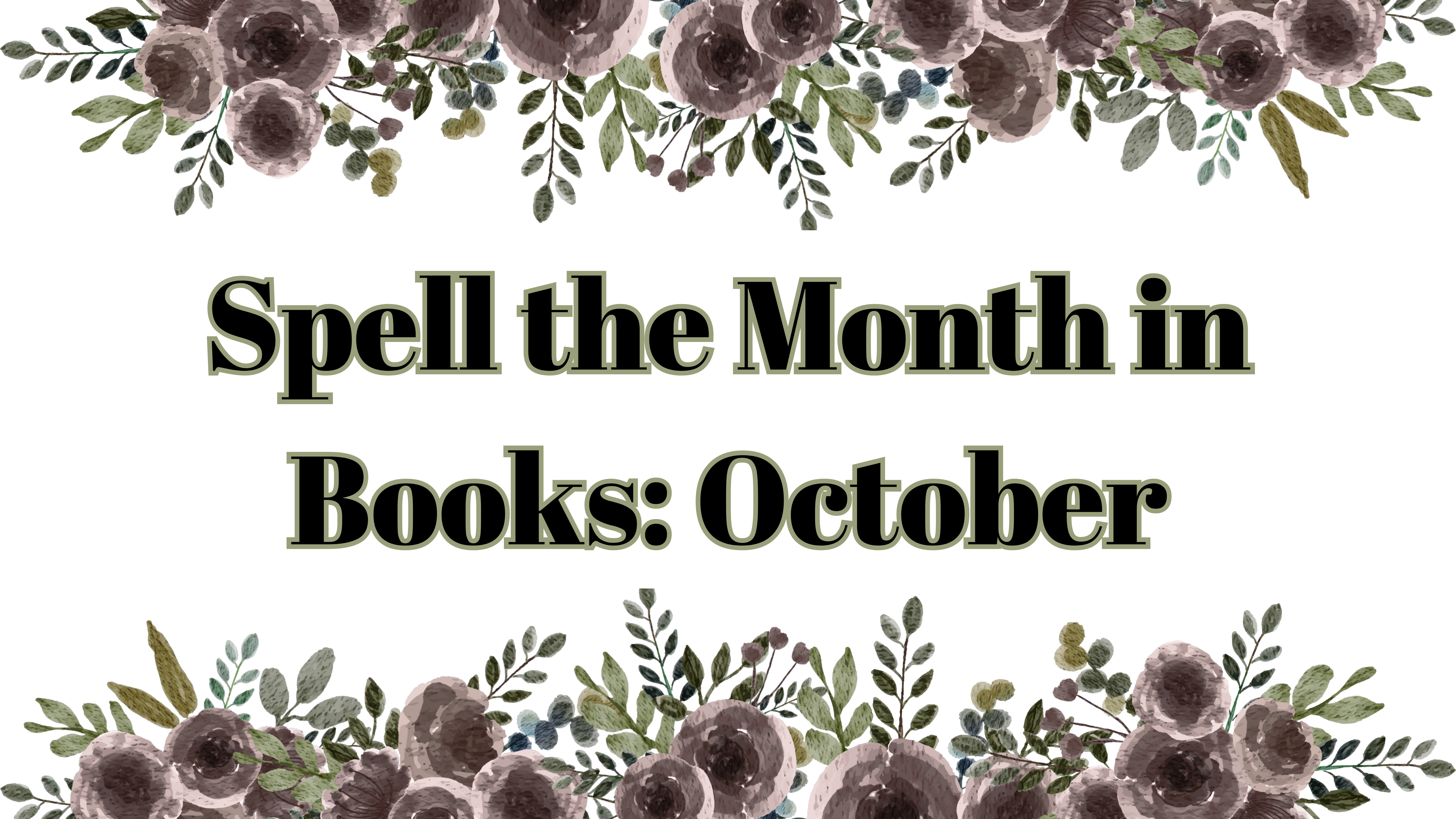Spell the Month in Books: October