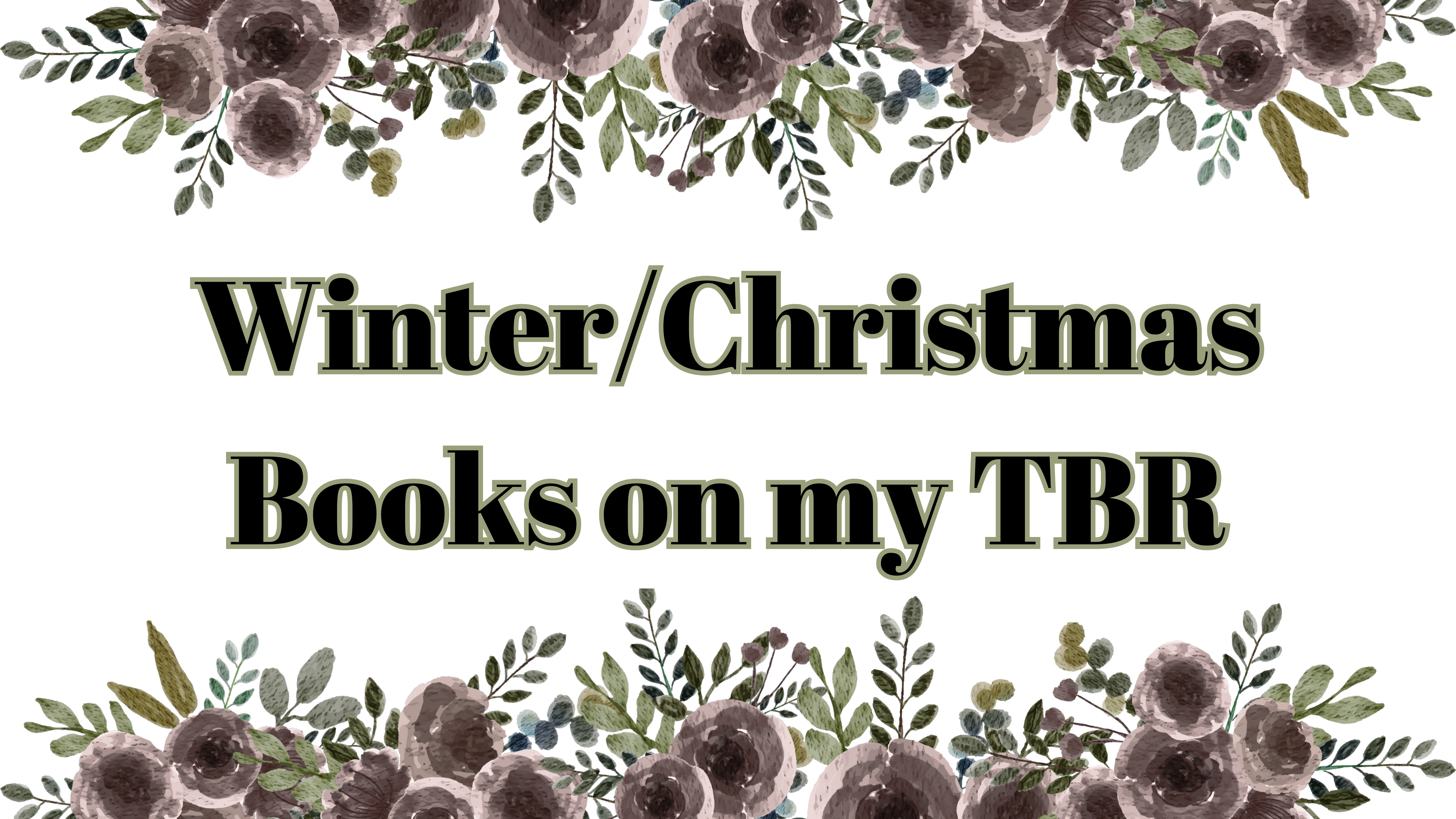 Winter/Christmas Books on my TBR