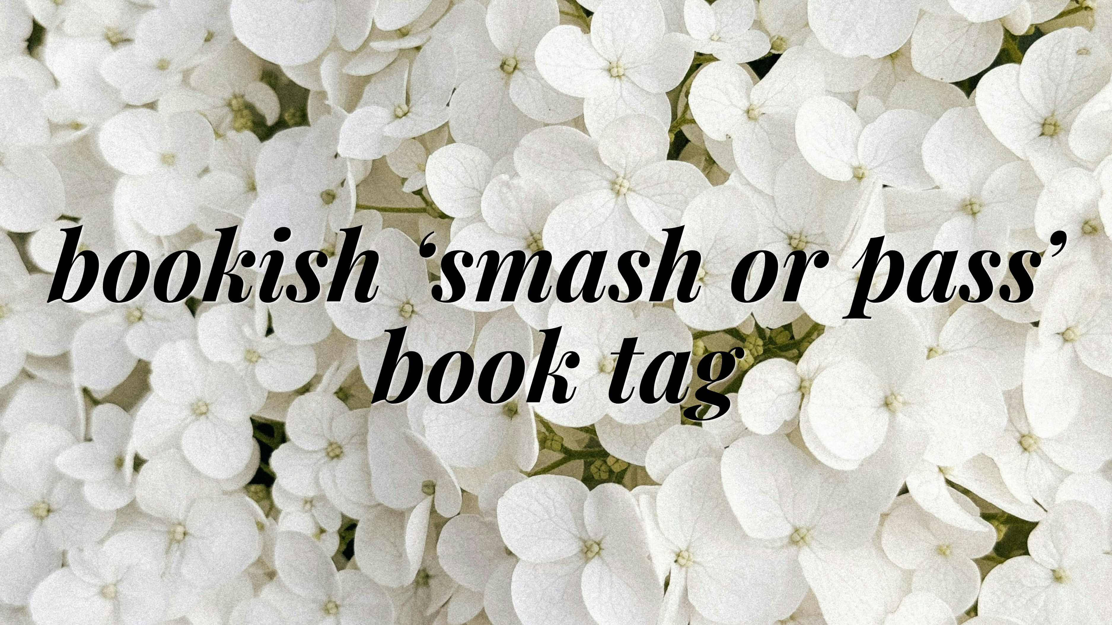 Bookish ‘ππ¦ππ¬π‘ π¨π« πππ¬π¬’ Book Tag