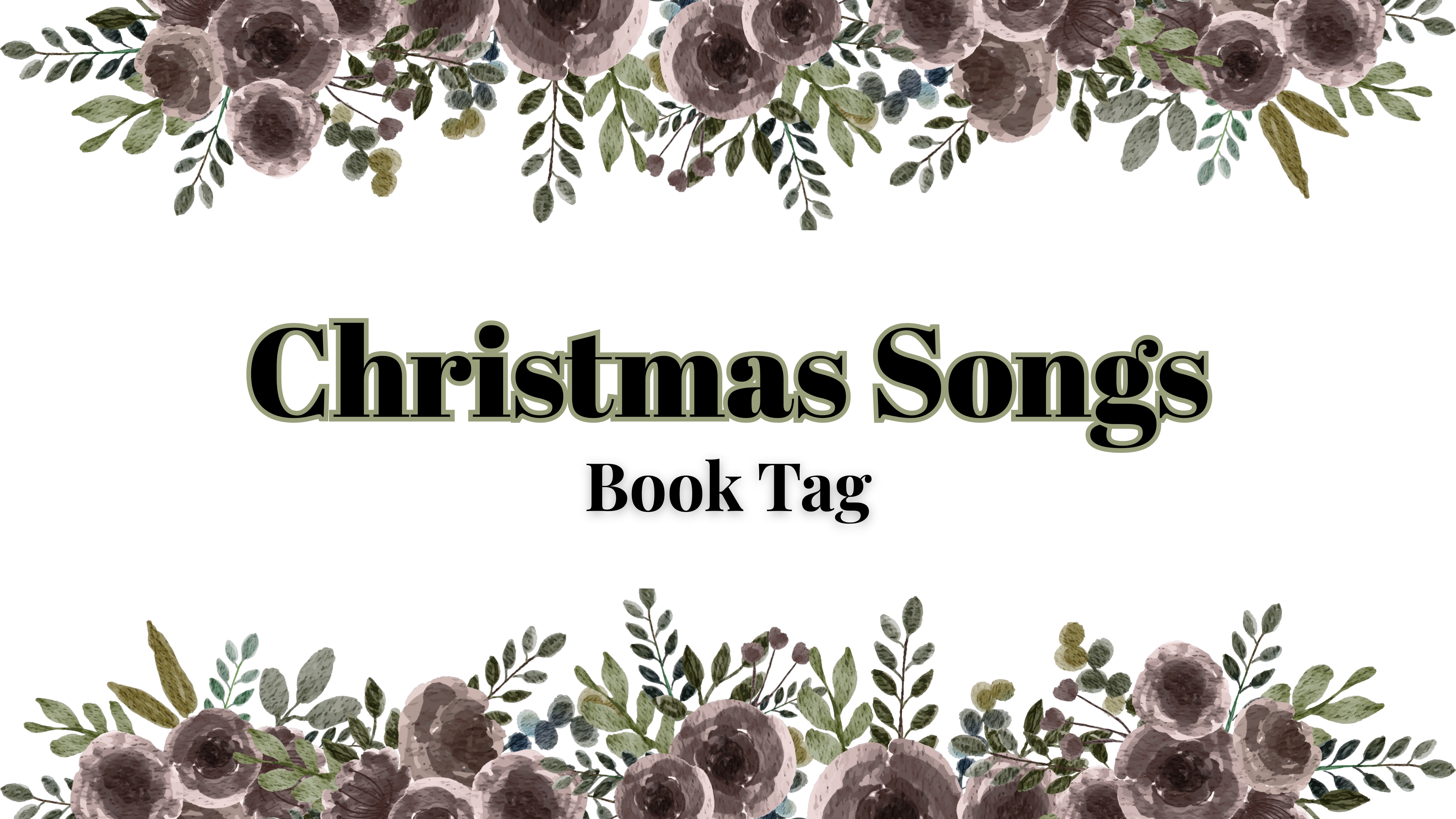 Christmas Songs Book Tag