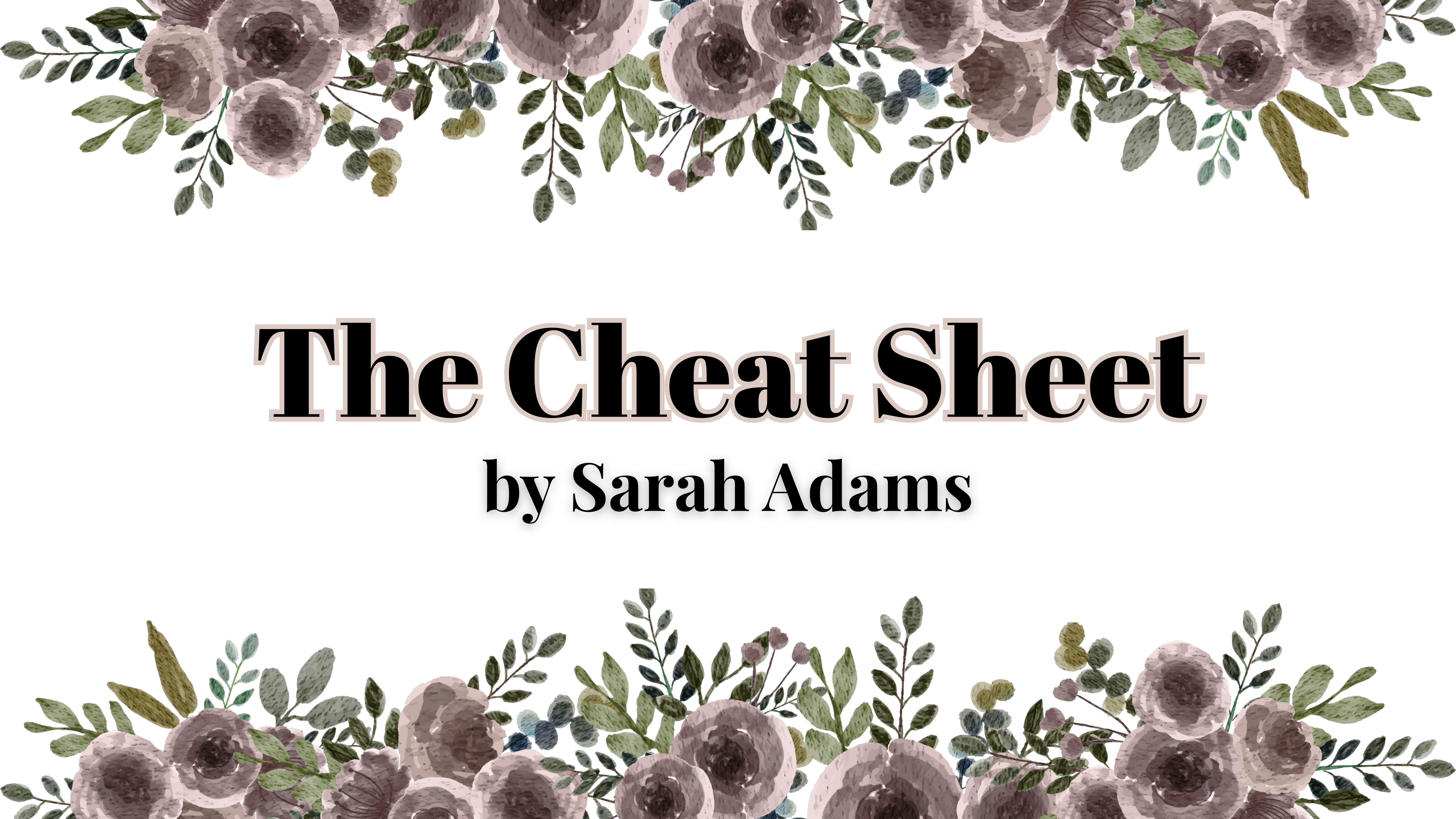 The Cheat Sheet by Sarah Adams | Book Review