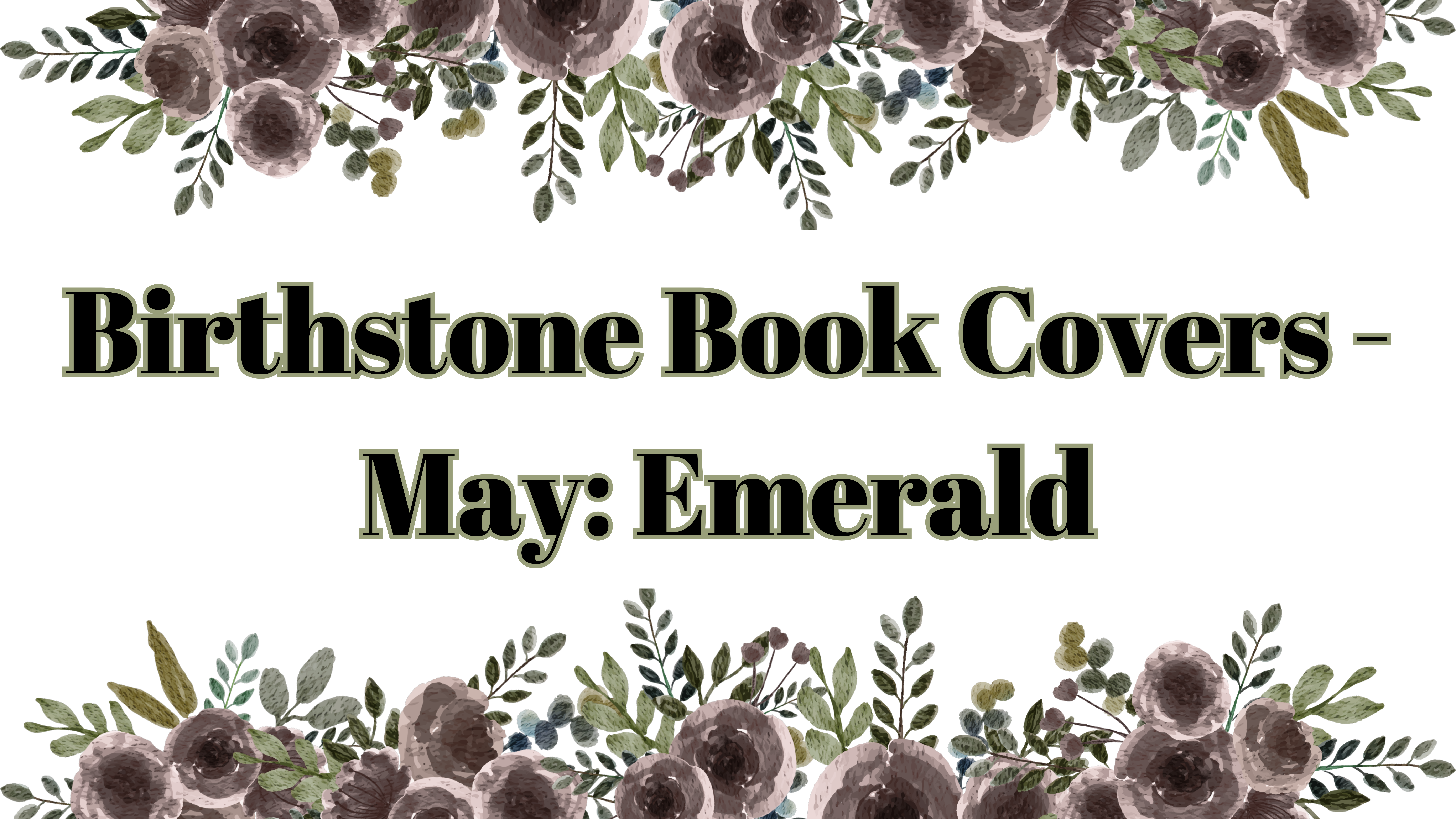Birthstone Book Covers – May: Emerald